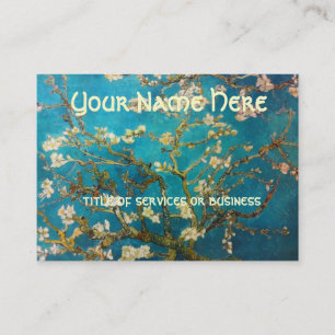 Van Gogh Blossoming Almond Tree Business Card