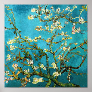 Van Gogh Blossoming Almond Tree (F671) Fine Art Poster