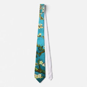 Van Gogh Blossoming Almond Tree (F671) Fine Art Tie