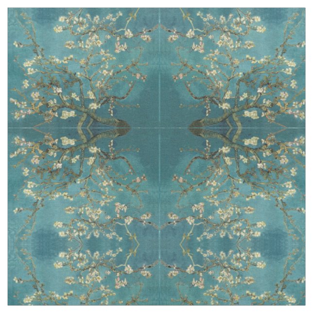 Van Gogh - Blossoming Almond Tree Fabric (Swatch)