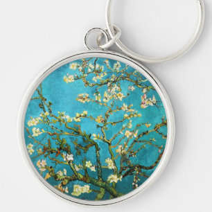 Van Gogh Blossoming Almond Tree Fine Art Key Ring