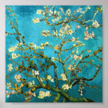 Van Gogh Blossoming Almond Tree Fine Art Poster<br><div class="desc">Blossoming Almond Tree, Vincent van Gogh, Saint-Rémy, February 1890. Also called Almond Branches in Bloom, this is one of Vincent's most popular paintings. Oil on canvas, 73.5 x 92 cm. Amsterdam, Van Gogh Museum. F 671, JH 1891 Vincent Willem van Gogh (30 March 1853 – 29 July 1890) was a...</div>