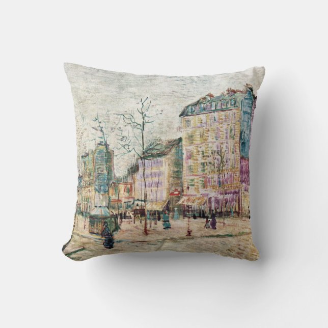 Van Gogh: Boulevard de Clichy Cushion (Front)