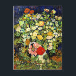 Van Gogh - Bouquet of Flowers in a Vase Postcard<br><div class="desc">Bouquet of Flowers in a Vase,  famous floral painting by Vincent van Gogh</div>