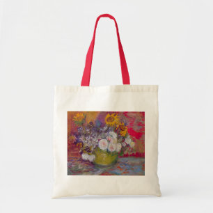 Van Gogh Bowl with Sunflowers, Roses and Flowers Tote Bag