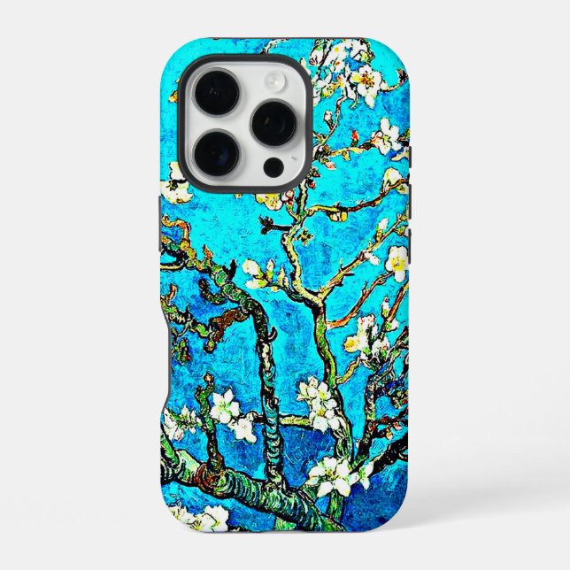 Van Gogh - Branches with Almonds iPhone Case (Back)