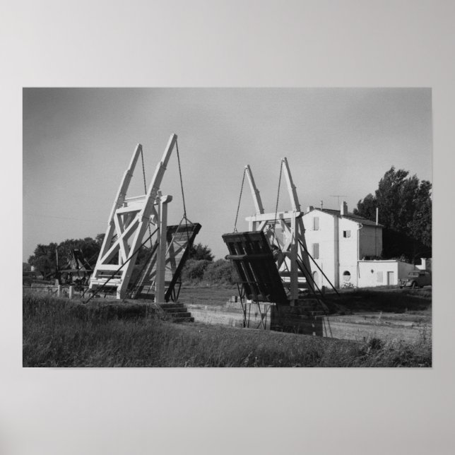 Van Gogh Bridge, Arles, c.1850-1960 Poster (Front)