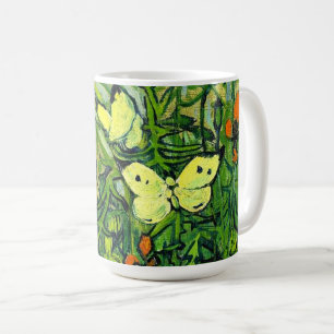Van Gogh - Butterflies and Poppies Coffee Mug