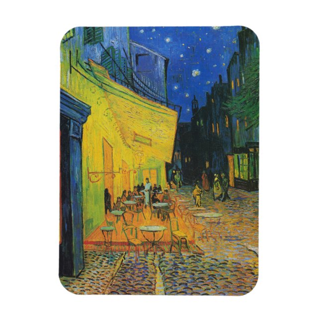 Van Gogh | Cafe Terrace at Night | 1888 Magnet (Vertical)