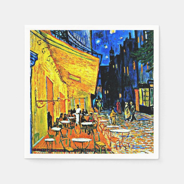 Van Gogh - Cafe Terrace at Night Napkin (Front)