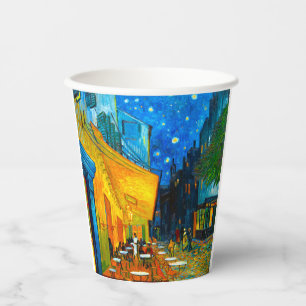 Van Gogh Café Terrace at Night Paper Cups