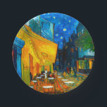 Van Gogh Café Terrace at Night Paper Plate<br><div class="desc">Paper Plates featuring Vincent van Gogh’s oil painting Café Terrace at Night (1888). Yellow stars paint the blue night sky above an outdoor café in France. A marvelous gift for fans of Post-Impressionism and Dutch art.</div>