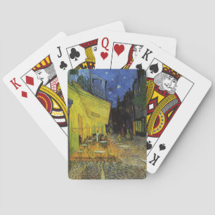 Van Gogh; Cafe Terrace at Night Playing Cards