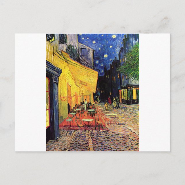 Van Gogh Cafe Terrace At Night Postcard (Front)