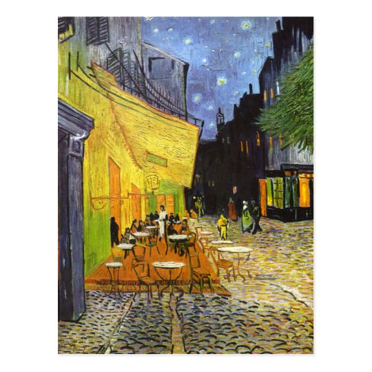 Van Gogh Cafe Terrace at Night Postcard