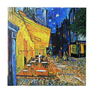 Van Gogh - Cafe Terrace Ceramic Tile