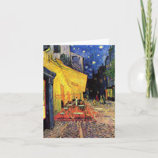 Van Gogh Cafe Terrace (F467)  Fine Art Card