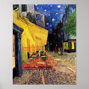 Van Gogh Cafe Terrace (F467) Fine Art Poster