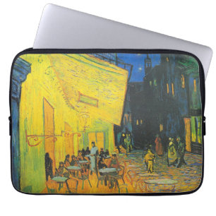 Van Gogh Cafe Terrace French Street Scene Laptop Sleeve
