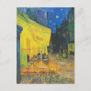 Van Gogh Cafe Terrace French Street Scene Postcard