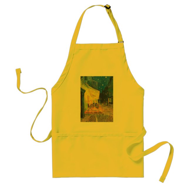 Van Gogh Cafe Terrace French Street Scene Standard Apron (Front)