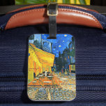 Van Gogh - Cafe Terrace, Luggage Tag<br><div class="desc">Vincent van Gogh famous painting,  Café Terrace.</div>