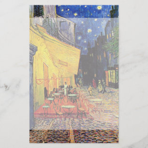 Van Gogh Cafe Terrace on Place du Forum, Fine Art Stationery
