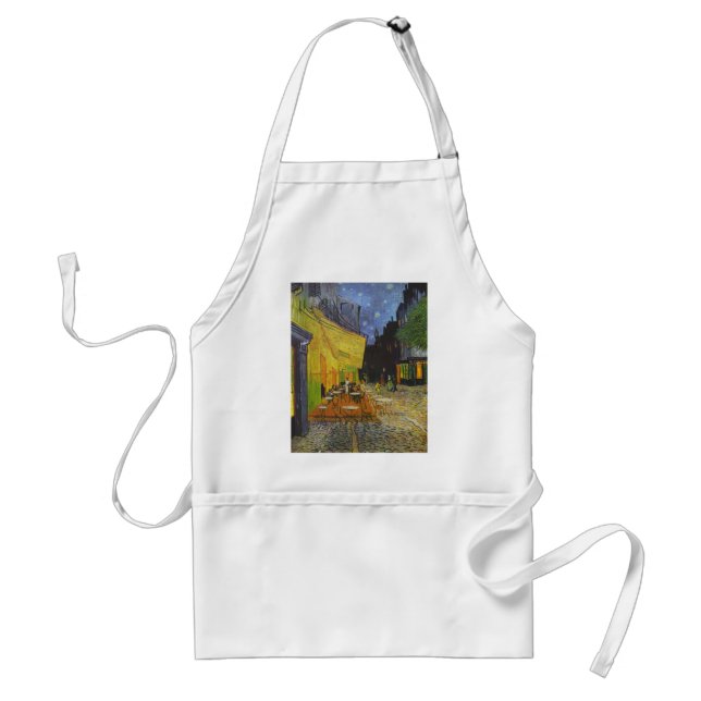 Van Gogh Cafe Terrace Post-Impressionist Standard Apron (Front)