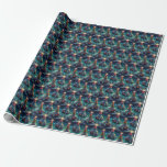 Van Gogh Christmas Turtles in Space Wrapping Paper<br><div class="desc">Who wouldn't want to get their gifts delivered by christmas space turtles?</div>