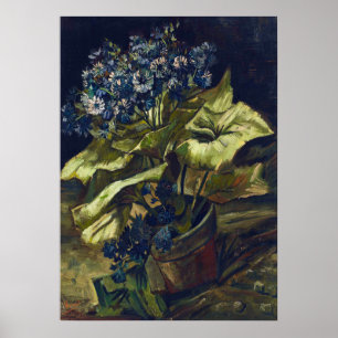 Van Gogh Cineraria in a Flowerpot Poster