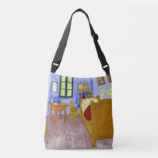 Van Gogh Collection Bedroom In Arles Crossbody Bag (Front)