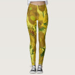 Van Gogh Collection Sunflowers Leggins Leggings<br><div class="desc">This wearable art pays tribute to the amazing artist Vincent Van Gogh.
Sunflowers by Vincent Van Gogh 1800s</div>