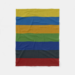 Van Gogh Colours Canvas Fleece Blanket