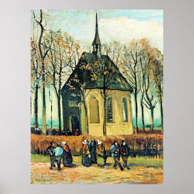 Van Gogh - Congregation, Reformed Church Poster (Front)