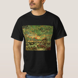 Van Gogh Cottages Cypresses Reminiscence of North T-Shirt