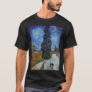 van gogh country road in provence by night van g T-Shirt