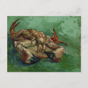 Van Gogh   Crab on its Back   Change of Address Announcement Postcard