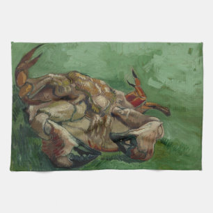Van Gogh Crab on Its Back (F605)Fine Art Tea Towel