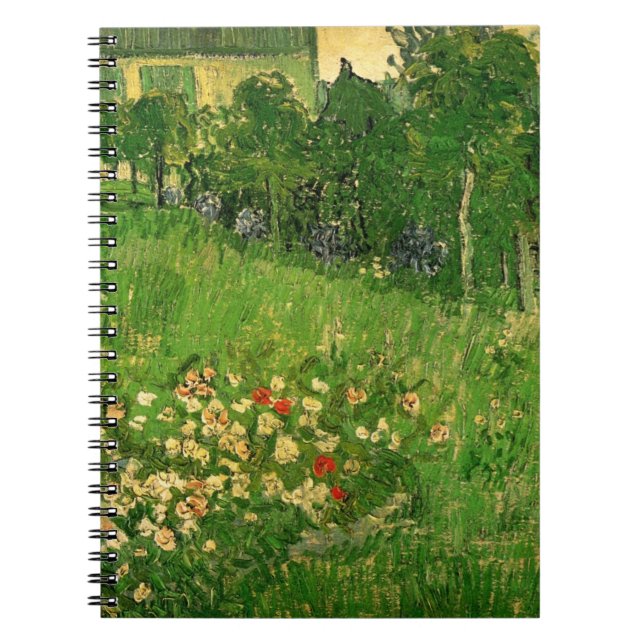 Van Gogh Daubigny's Garden, Vintage Fine Art Notebook (Front)