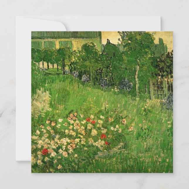 Van Gogh Daubigny's Garden Wedding Invitation (Front)