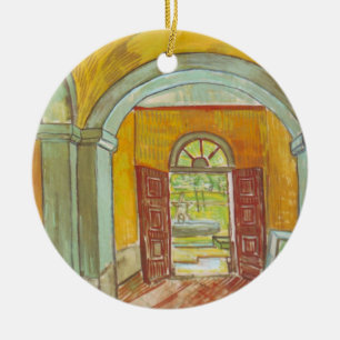 Van Gogh Entrance Hall of Saint Paul Hospital Ceramic Ornament