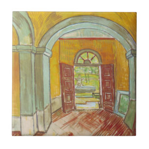 Van Gogh Entrance Hall of Saint Paul Hospital Ceramic Tile