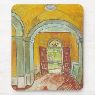 Van Gogh Entrance Hall of Saint Paul Hospital Mouse Pad