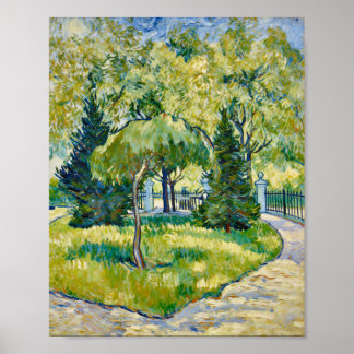 Van Gogh Entrance to the Park in Arles Poster