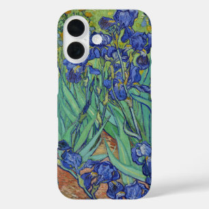 Van Gogh Famous Blue Irises Floral Oil Painting iPhone 16 Case