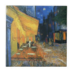 Van Gogh  Famous painting Cafe Terrace at Night Ceramic Tile<br><div class="desc">Van Gogh Cafe Terrace at Night ceramic tile</div>