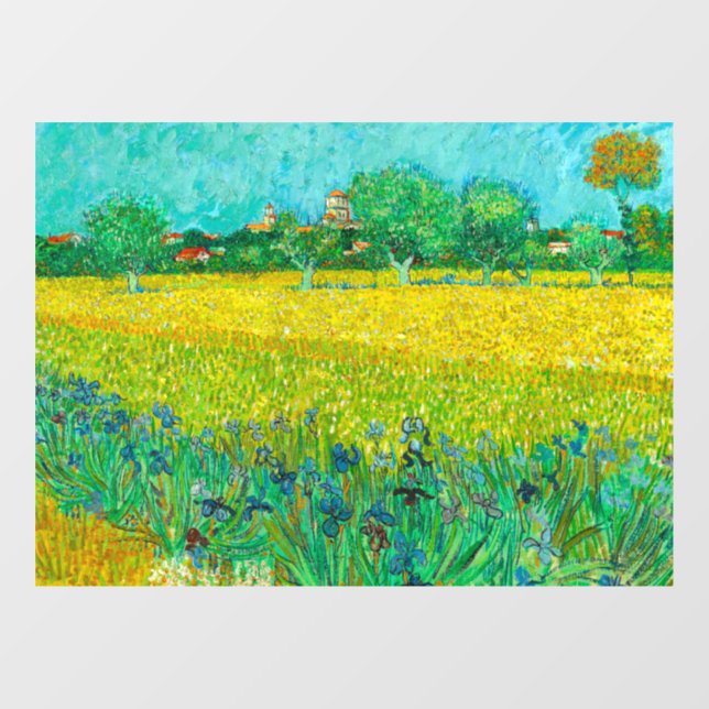 Van Gogh Field with Irises Near Arles (Sheet)