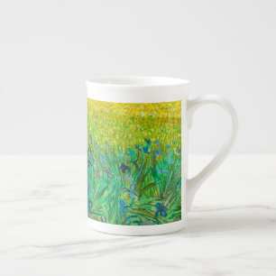 Van Gogh Field with Irises Near Arles Bone China Mug