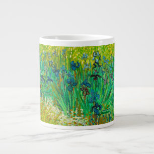 Van Gogh Field with Irises Near Arles Large Coffee Mug
