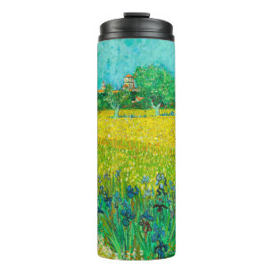 Van Gogh Field with Irises Near Arles Thermal Tumbler